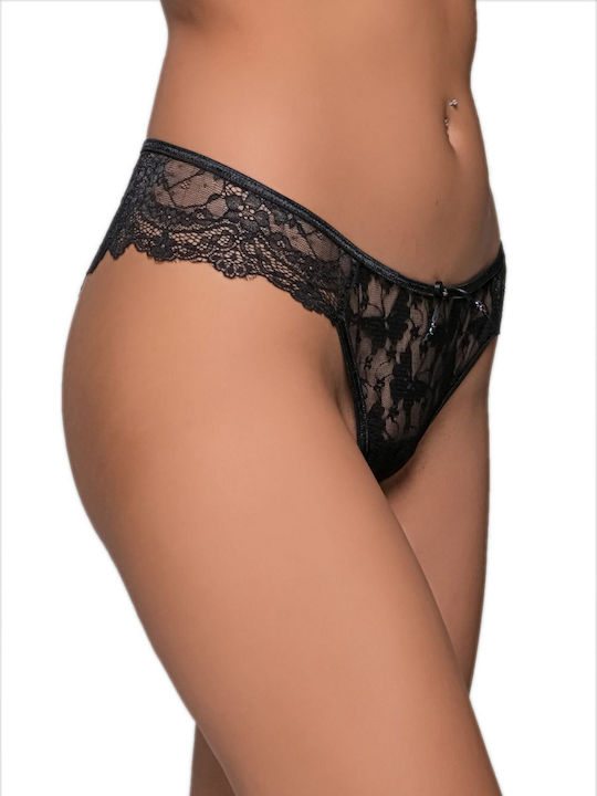 Milena by Paris Women's Brazil Seamless with Lace Floral