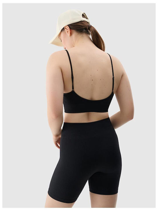 4F Women's Bra without Padding Black