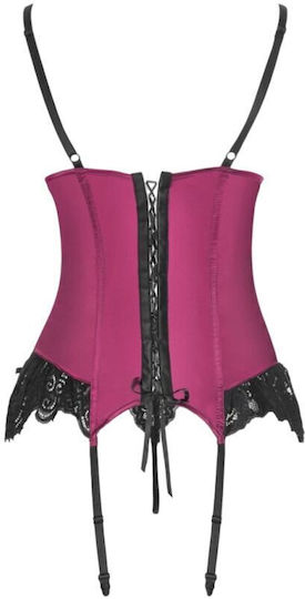 Livco Corsetti Fashion Agrafena Cf 90436 Corset + Thong Burgundy Product Code D-242315
