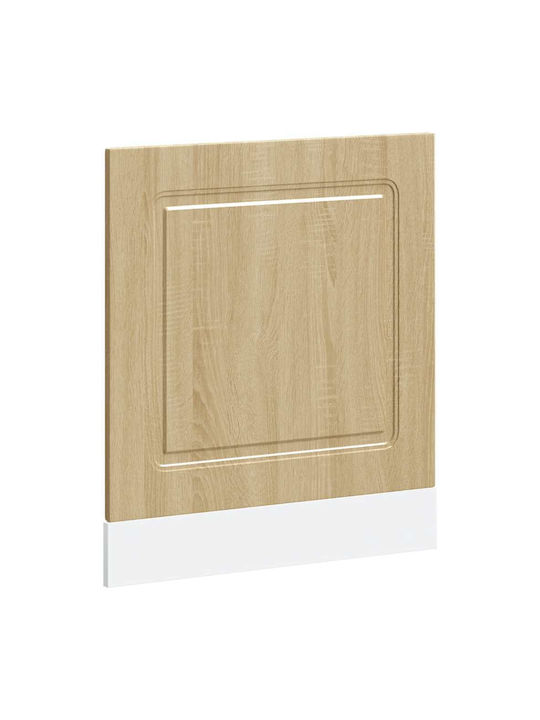 Πίνακας Πλυντηρίου Πιάτων Porto Δρυς Sonoma 45x1,5x67 Cm Καφέ 60 X 1,5 X 67 Cm
