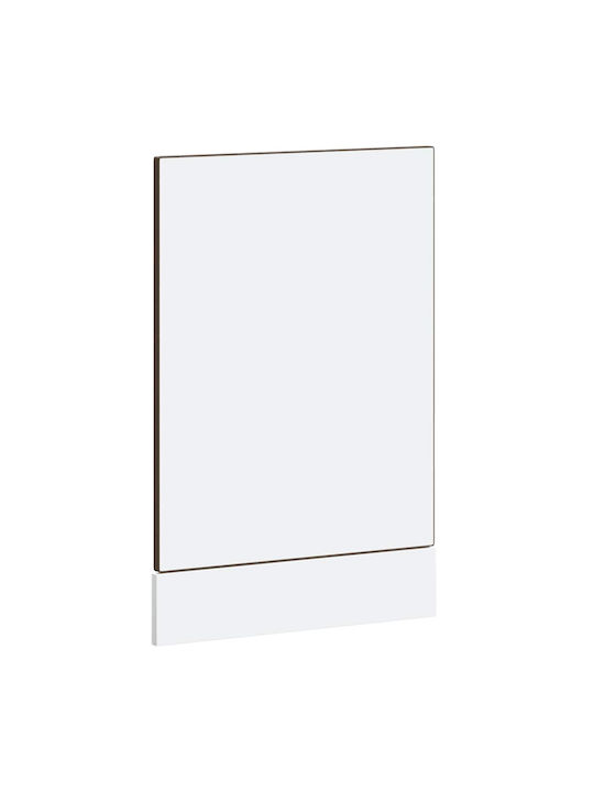 Kalmar Geschirrspülerverkleidung aus brauner Eiche 45x1,5x67 cm Braun 45 x 1,5 x 67 cm