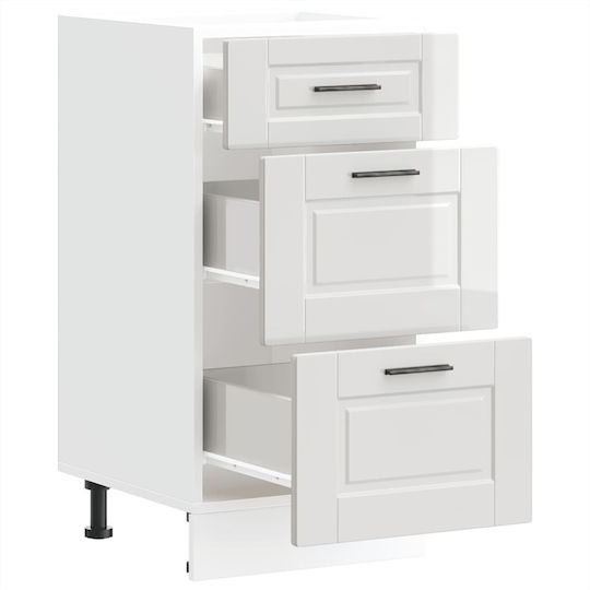 Vidaxl Kitchen Base Cabinet Porto White High Gloss