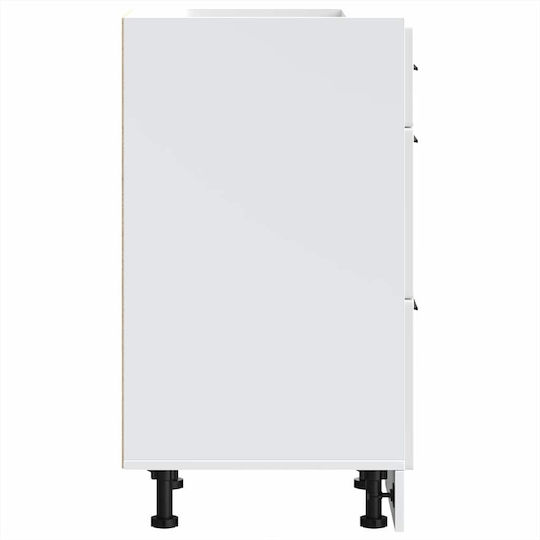 Vidaxl Kitchen Base Cabinet Porto White High Gloss