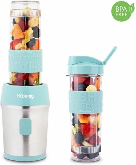 HKoenig SMOO Blender Cu Cană Din Plastic 570 ml 300W Albastră
