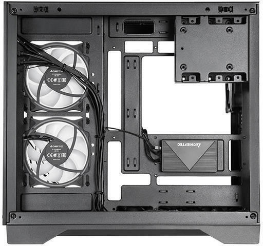 Chieftec Visio GM-30B-TG-OP Cube Κουτί Υπολογιστή με Πλαϊνό Παράθυρο Μαύρο