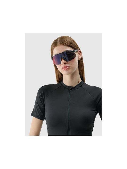 4F Cycling Short Sleeves Cycling Jersey Black
