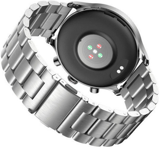 Riversong Motive 9 Max Smartwatch mit Pulsmesser (Silber)