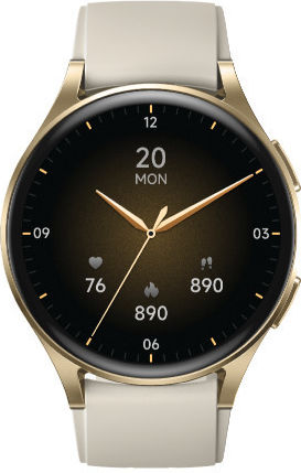 Egoboo GemCraft Aluminium Smartwatch με Παλμογράφο (Χρυσό)