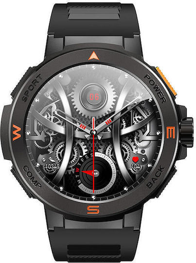 BlitzWolf BW-AT5 Smartwatch με Παλμογράφο (Μαύρο)
