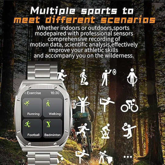 Z85 Max Smartwatch με Παλμογράφο (Κίτρινο)