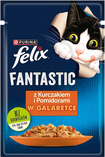 Felix Wet Food for Cats in Pouches with Chicken 85gr
