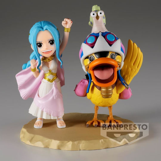 One Piece World Collectable Log Series Nefeltari Vivi & Karoo Figure 7cm 4983164895599
