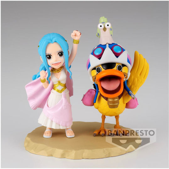 One Piece World Collectable Log Series Nefeltari Vivi & Karoo Figure 7cm 4983164895599