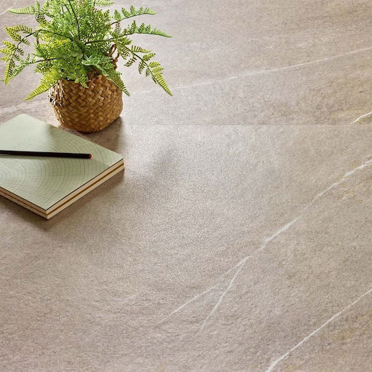 Stn Ceramica CAN5ES Плочка За под На открито Порцеланов Матов 120x60см Бежов