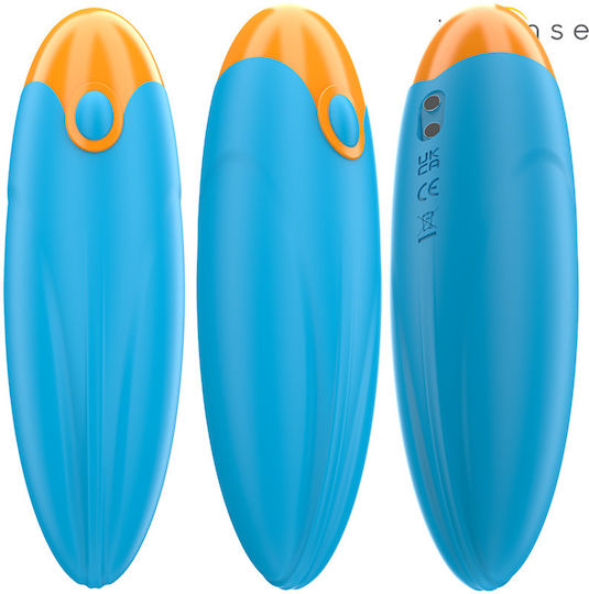 Intense Mike Vibrator Bullet with Remote Control 11cm Blue