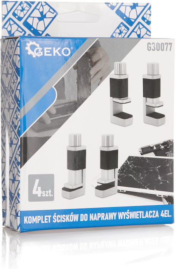 Set 4 Handy-Bildschirm-Reparaturklammern Geko G30077