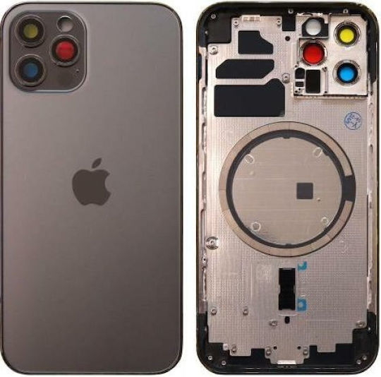 Κапак за замяна на батерията Черен за iPhone 12 Pro