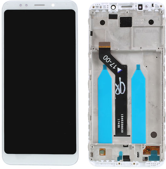 Οθόνη με Μηχανισμό Αφής για Redmi 5 Plus (Λευκό)