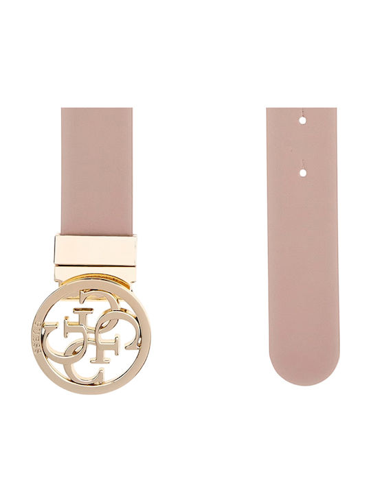 Damen Gürtel Aus Leder Rosa