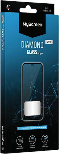 MyScreenPROTECTOR Adeziv complet Full Face Tempered Glass Negru (Realme 12 5G)