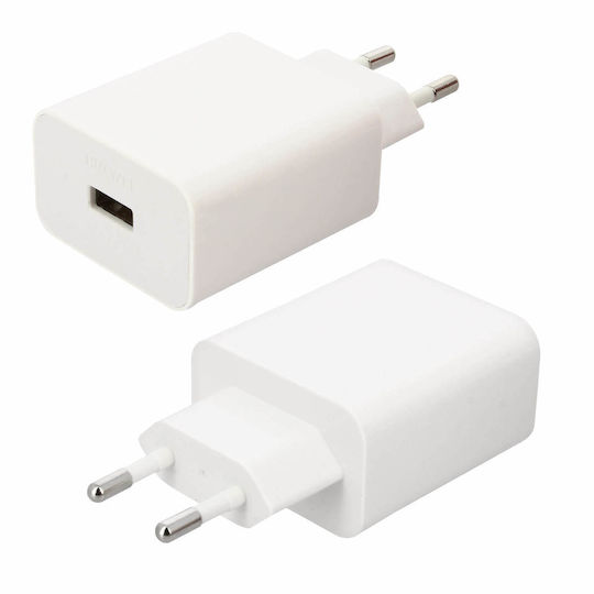 Huawei Φορτιστής με Θύρα USB-A και Καλώδιο USB-C 40W SuperCharge Λευκός (HW-100400E00 Bulk)