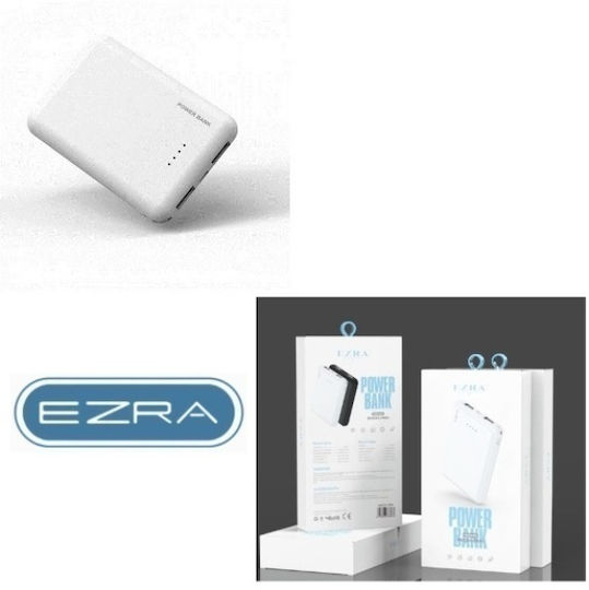 Ezra Charger with 2 USB-A Ports and Cable micro USB Whites (HC48)