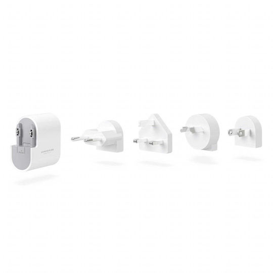 Vonmählen Φορτιστής Χωρίς Καλώδιο με Θύρα USB-A 18W Quick Charge 3.0 Λευκός (Unity)