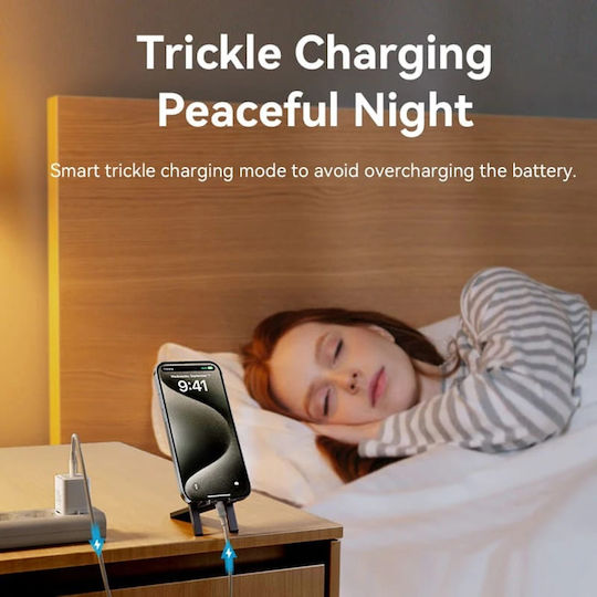 Vention Vention GaN Wireless Charger with USB-C 20W Power Delivery and Quick Charge 3.0 White