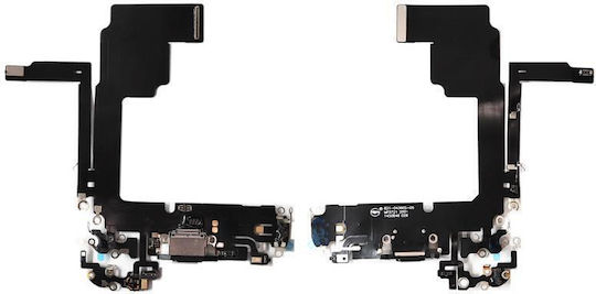 Flex Cable with Charging port in Black color for iPhone 15 Pro