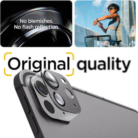 Spigen Optik Pro EZ Fit Camera Protection Metal Frame Black for the iPad Pro 13-inch, iPad Pro 11-inch