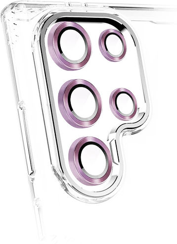 Lens Shield Full Camera Protection Tempered Glass Purple for the Samsung Galaxy S23 Ultra