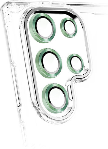 Lens Shield Full Προστασία Κάμερας Tempered Glass Πράσινο για το Galaxy S23 Ultra