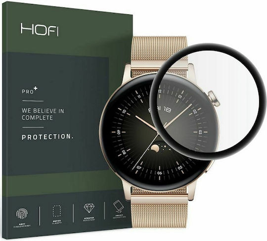 Hofi Hybrid Pro+ Full Face Tempered Glass for the Huawei Watch GT 3 42mm 1pcs 327976