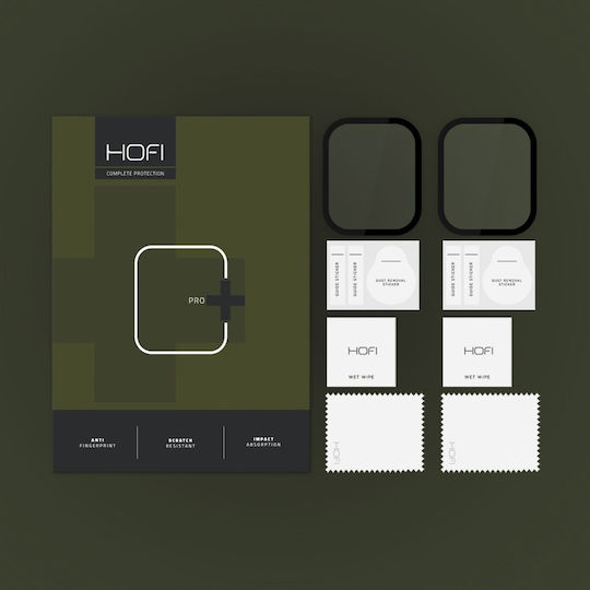 Hofi Hybrid Pro+ Защитен екран за Apple Watch 7/8/9 41мм [2 БРОЯ] 2бр