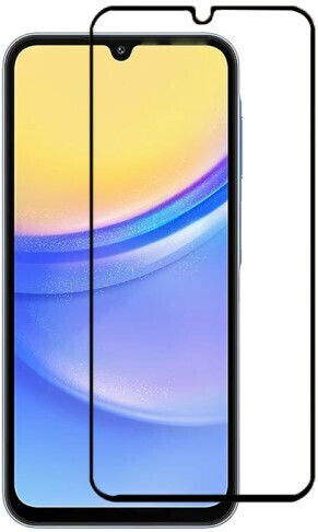 Samsung 5D Пълно лепило Закалено стъкло за цялото лице Черен (Samsung A15 5G)