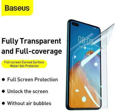 Baseus Water Gel Protector 0.15mm Tempered Glass 2pcs (Huawei P40) SGHWP40-SA02