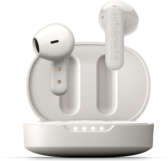 Urbanista Copenhagen 2 Earbud Bluetooth Handsfree Earphones with Sweat Resistance and Charging Case Cloud White