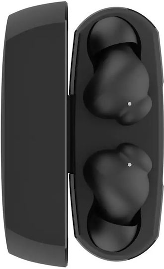 Belkin SoundForm Rhythm In-ear Bluetooth Handsfree Ακουστικά με Αντοχή στον Ιδρώτα και Θήκη Φόρτισης Μαύρα