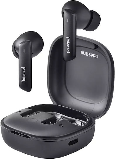 Intenso T500HAE In-ear Bluetooth Handsfree Ακουστικά με Θήκη Φόρτισης Μαύρα