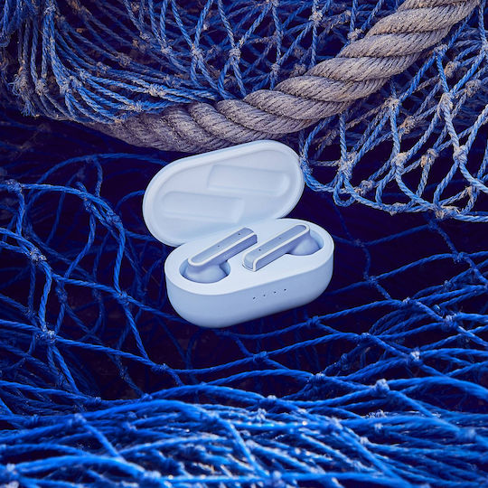 Energy Sistem Senshi Eco In-Ear Bluetooth-Freisprecheinrichtung Kopfhörer mit Ladeetui Blau
