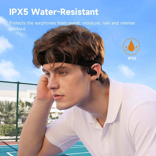 OneOdio OpenRock S In-ear Bluetooth Handsfree Căști cu Rezistență la Transpirație și Carcasă de Încărcare Negru