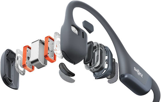 Shokz OpenRun Pro2 Mini Bone Conduction Bluetooth Handsfree Ακουστικά με Αντοχή στον Ιδρώτα Μαύρα