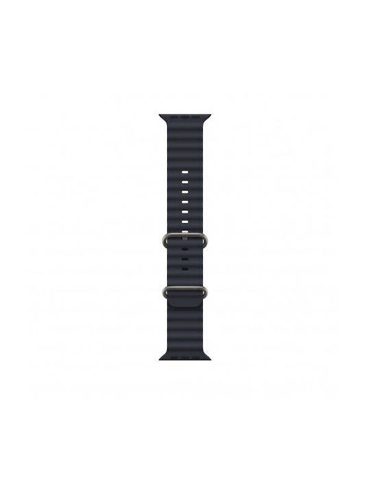 Smartwatch Strap Thd Ocean Model Compatible Apple Watch Ultra2 49 Mm Apple Watch 45 Mm Series 9 Apple Watch Se 44 Mm Universal Size Black