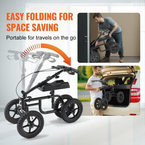 Vevor Αναπηρικό Αμαξίδιο Scooter 12" Πτυσσόμενο XGZXQCQLBDJZCUC41V0 Μαύρο