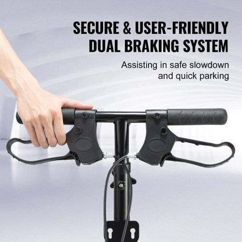 Vevor Αναπηρικό Αμαξίδιο Scooter 12" Πτυσσόμενο XGZXQCQLBDJZCUC41V0 Μαύρο