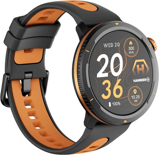 Hammer Watch 2 Lite με Παλμογράφο (Μαύρο)
