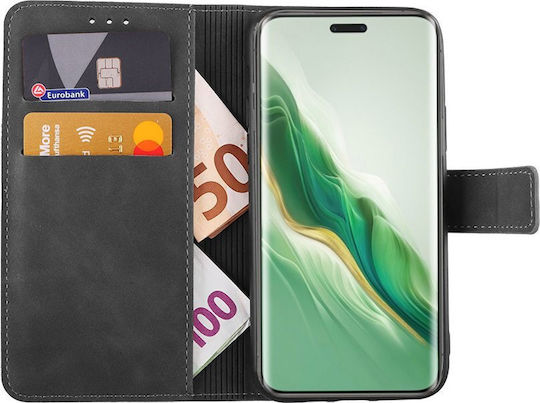 Lime Essential Magnet Book Δερματίνης Γκρι (Honor Magic6 Pro)