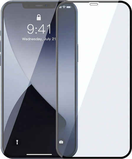 Vollkleber Vollflächig gehärtetes Glas Schwarz (iPhone 16)