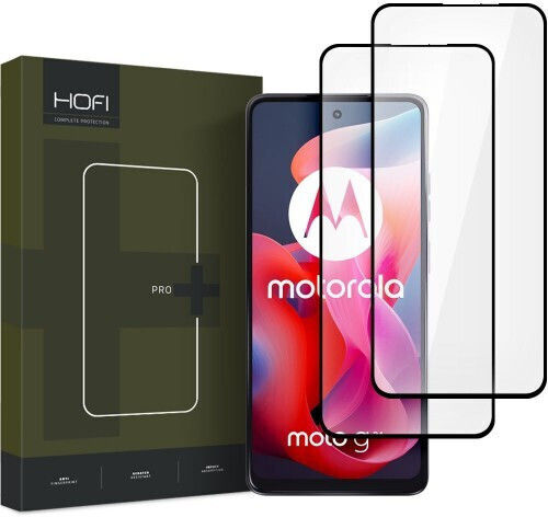 Hofi Pro+ Tempered Glass 2τμχ Μαύρο (Motorola Moto G35 5G)