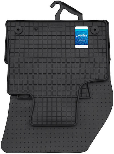 Petex Set of Front and Rear Mats 4pcs for Opel Grandland X 2017+ Black